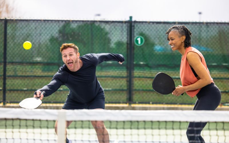 Crosscourt Forehand and Backhand Dinks