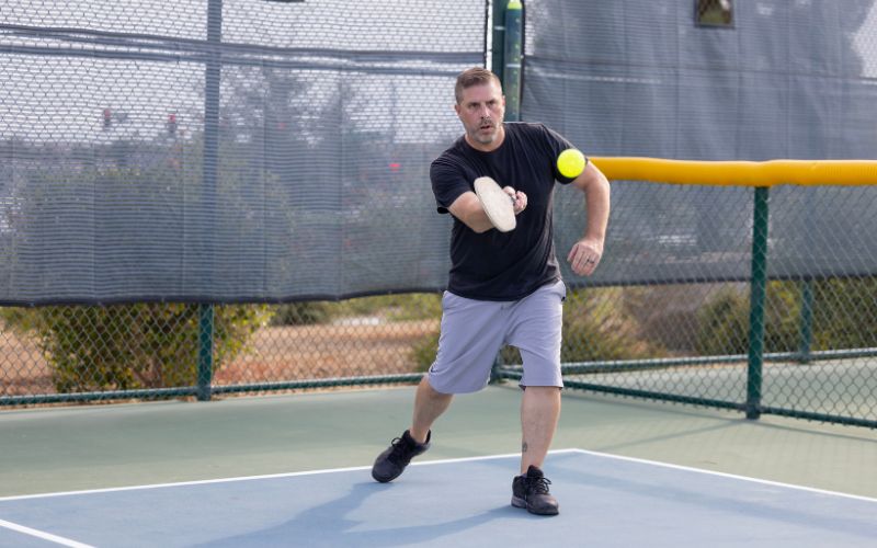 Pickleball Against a Wall